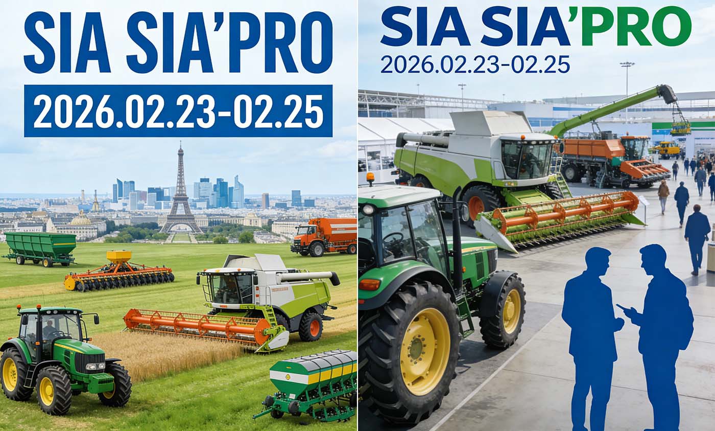 Scope of exhibits at the SIA Agricultural Machinery Exhibition in Paris, France Scope of exhibits at the SIA Agricultural Machinery Exhibition in Paris, France