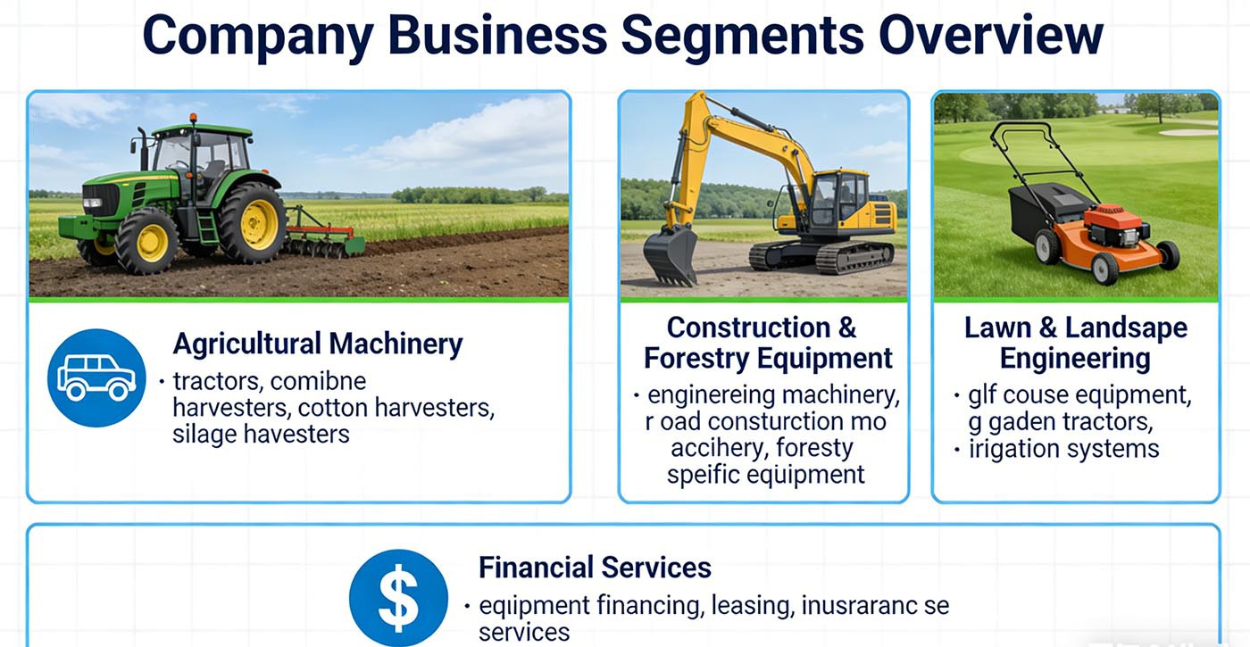 Financial Services: Providing equipment financing, leasing, and insurance services, it is one of the largest equipment financing companies in the United States. Financial Services: Providing equipment financing, leasing, and insurance services, it is one of the largest equipment financing companies in the United States.