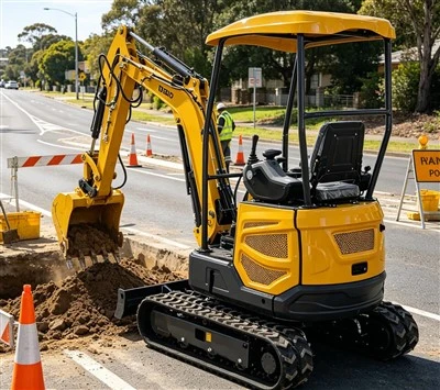 Mini-pelle de 1,8 tonne